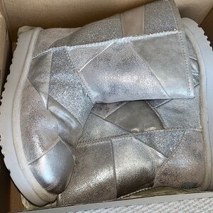 UGG Silver Glitter Boots